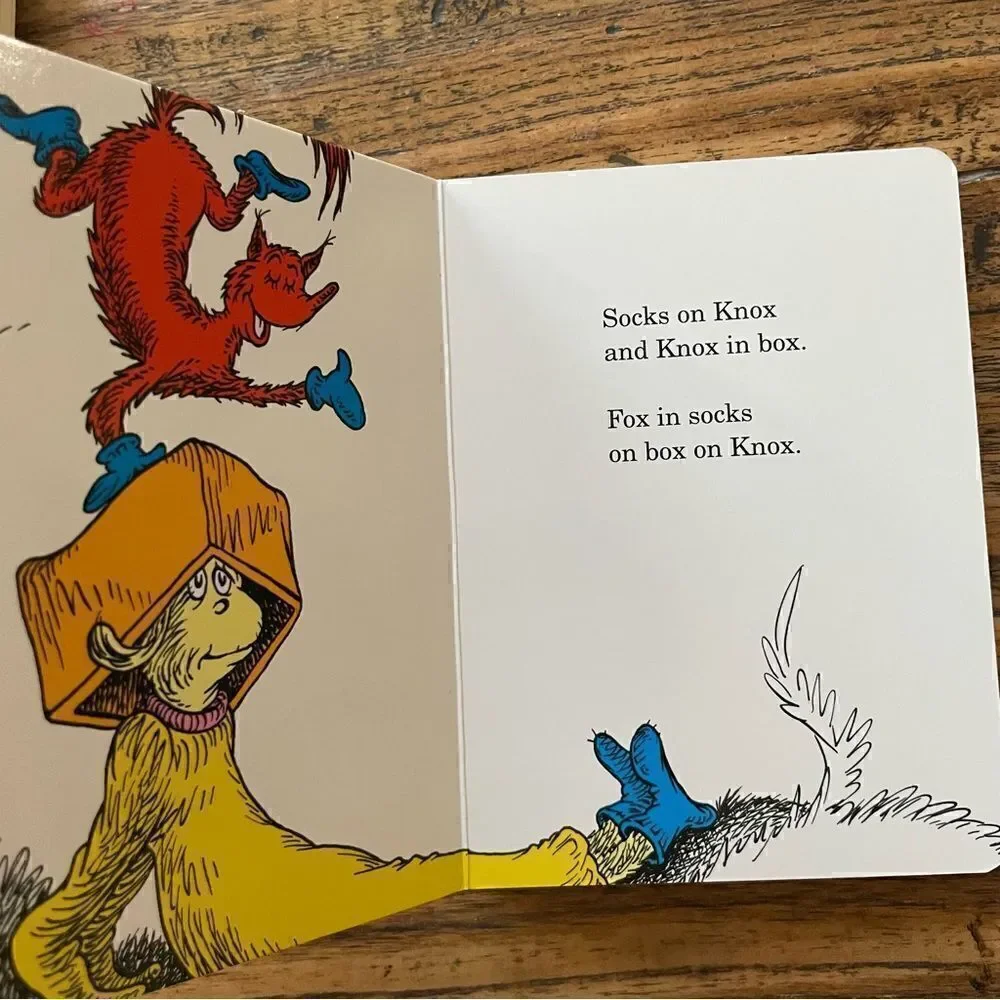 Lot of 4 Early Readers Toddler/ Preschool Board Books Dr Seuss and Others